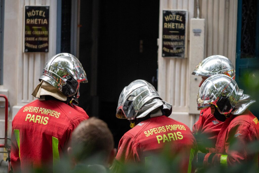 Le bal des pompiers pour la fête nationale du 14 juillet